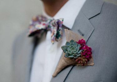 Succulent Boutonniere