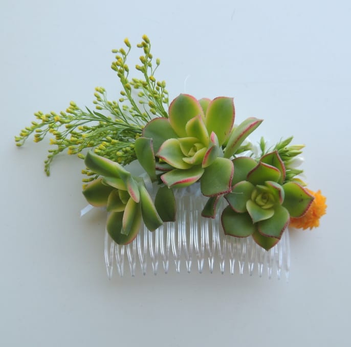 Succulent Hair Picks