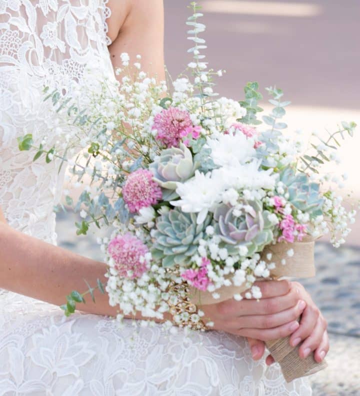 Pink Succulent bouquet