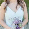 Succulent bouquet for bridesmaids.