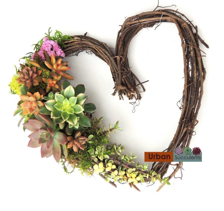 succulent hearth wreath