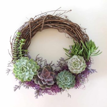 Special Occasion Succulent Wreath